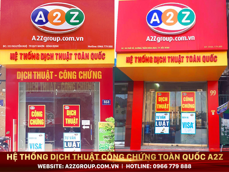 Dịch Tài Liệu Giấy Tờ Cá Nhân Tại A2Z Huyện Việt Yên