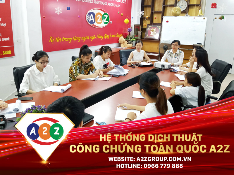 Dịch Thuật Đăng Ký Kinh Doanh Tại A2Z Huyện Việt Yên