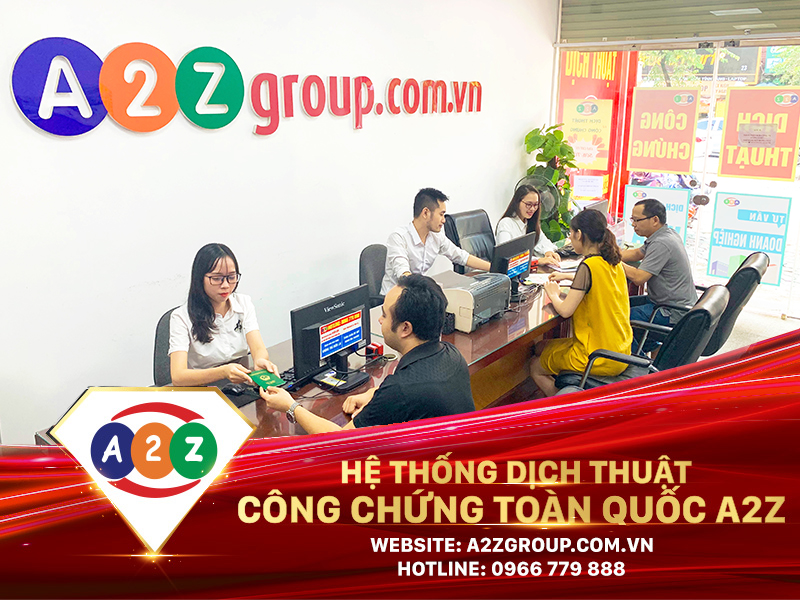 Dịch Thuật Công Chứng Tiếng Pháp Tại A2Z Huyện Tân Yên – Chính Xác, Nhanh Gọn, Hợp Pháp